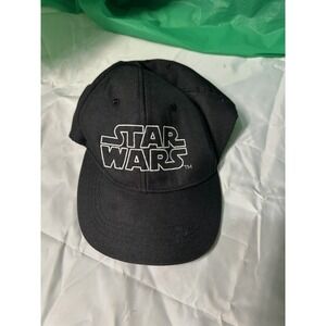 Star Wars Black Baseball Cap Embroidered Logo Adjustable Hat Adult